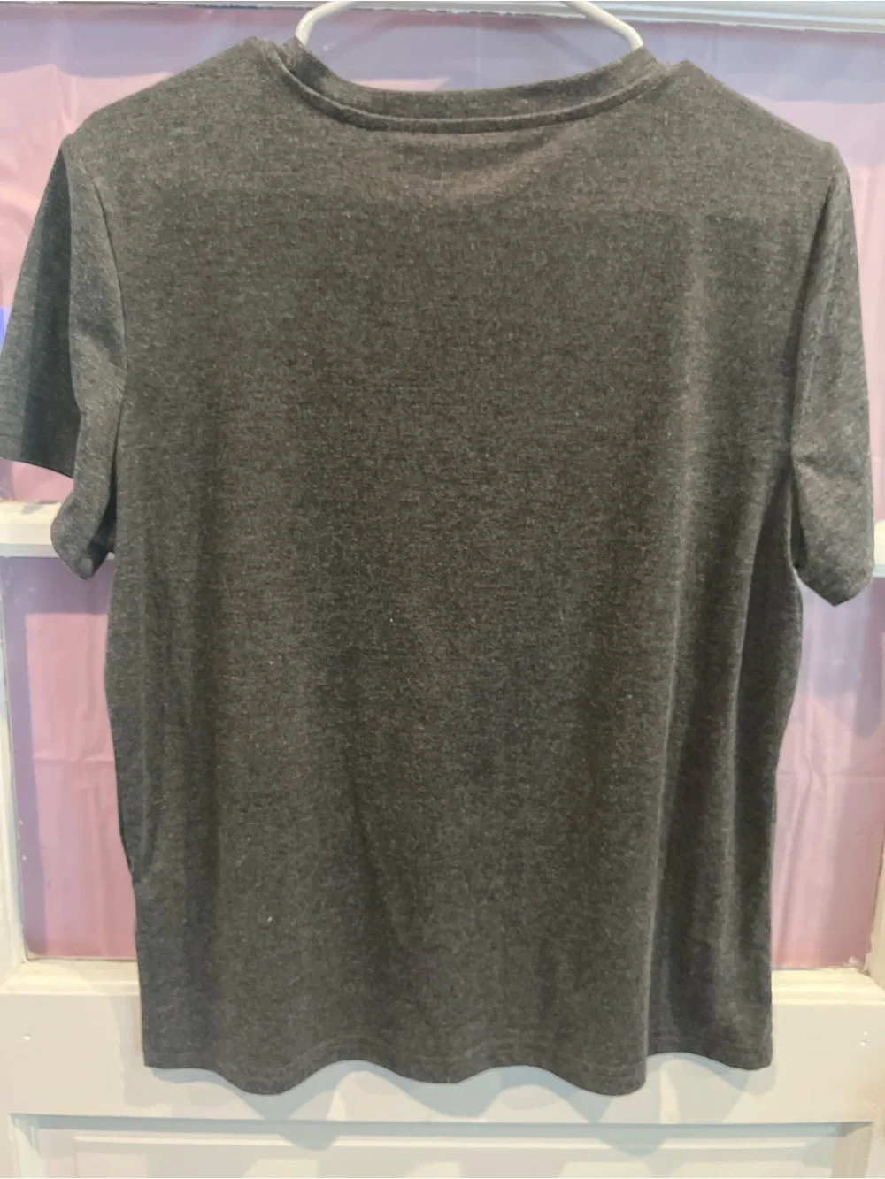 SHEIN Charcoal Short-Sleeve Tee with White Cowboy & Cattle Graphic - Picture 4 of 4